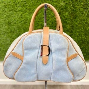 CHRISTIAN DIOR SADDLE BOWLING BAG (EXTREMELY RARE)